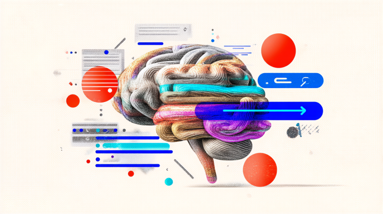 Abstract brain and résumé icons illustrating emotional intelligence and future-fit leadership boosting your job profile